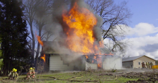 ELDERLY COUPLE ACCIDENTALLY BURNS HOUSE DOWN DURING SEX GAME INVOLVING WW2 FLAMETHROWER