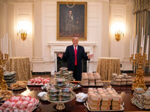 TRUMP LEFT BEHIND UNPAID $1 MILLION MCDONALD’S TAB FOR BIDEN ADMINISTRATION